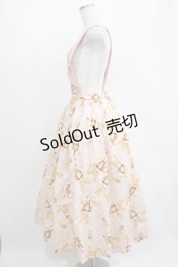 画像2: PINK HOUSE / エプロンジャンパースカート Free ピンク H-25-04-14-1019-LO-OP-NS-ZH