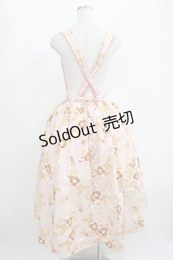 画像3: PINK HOUSE / エプロンジャンパースカート Free ピンク H-25-04-14-1019-LO-OP-NS-ZH