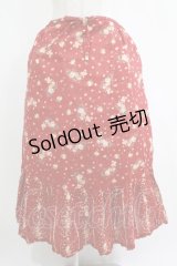 PINK HOUSE / ロングスカート Free レッド H-25-04-14-1021-LO-SK-NS-ZH