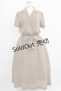 INGEBORG / レオパード柄ワンピース Free ブラウン H-25-04-14-1022-LO-OP-NS-ZH