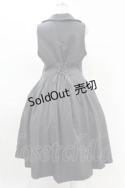 画像2: Forest Wardrobe（海外ロリータブランド） / 森林知秋 コルセットジャンパースカート+カチューシャ XL チャコールグレー H-25-04-14-001-0-OP-NS-ZH