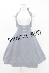 Amavel / アンティークバックルホルターリボンジャンパースカート Free ブルー H-25-04-14-008-CA-OP-NS-ZH