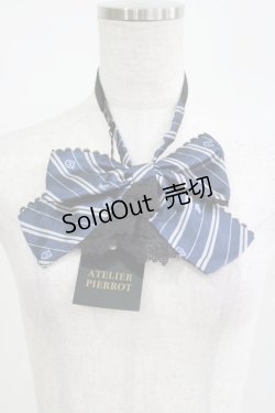 画像1: ATELIER PIERROT / ハリー・ポッター レースフリルリボンタイ  レイブンクロー（ブルー） H-25-04-14-2002-EL-ZA-KB-ZH