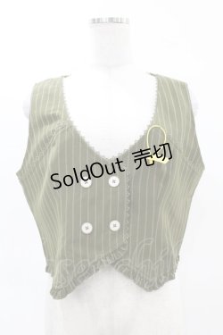 画像1: Forest Wardrobe（海外ロリータブランド） / 森林以北 ベスト 2XL オリーブグリーン H-25-04-14-025-0-TO-NS-ZH