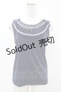 axes femme / マリンチャームレースタンク M ネイビー H-25-04-14-026-AX-TO-NS-ZH