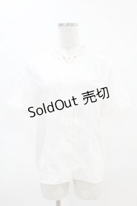 an another angelus / ピン付きスモールカラーシャツ Free OFF WHITE H-25-04-14-028-CA-BL-NS-ZH