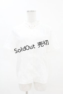 画像1: an another angelus / ピン付きスモールカラーシャツ Free OFF WHITE H-25-04-14-028-CA-BL-NS-ZH