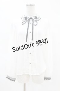 axes femme POETIQUE / ふしぎの国のアリス/ブラウス M オフ H-25-04-14-031-AX-BL-NS-ZH