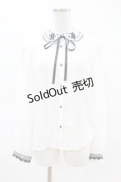 画像1: axes femme POETIQUE / ふしぎの国のアリス/ブラウス M オフ H-25-04-14-031-AX-BL-NS-ZH