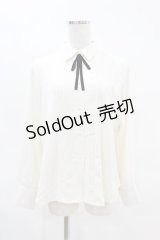 an another angelus / ベロアタイ付きピンタックシャツ Free OFF×BK H-25-04-14-033-CA-BL-NS-ZH