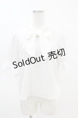 Amavel / リボンタイ付きレーストップス Free オフ H-25-04-14-035-CA-TO-NS-ZH