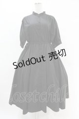 F i.n.t / ランダムヘムドロストシャツワンピース Free BLACK H-25-04-14-003-CA-OP-NS-ZH