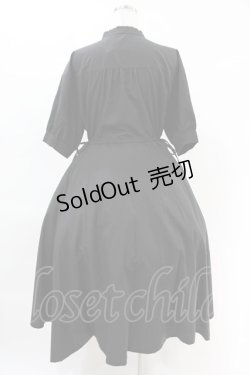 画像2: F i.n.t / ランダムヘムドロストシャツワンピース Free BLACK H-25-04-14-003-CA-OP-NS-ZH