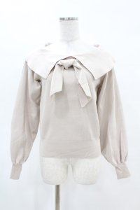 an another angelus / タイ付きケープカラーニットプルオーバー Free IVORY H-25-04-14-041-CA-TO-NS-ZH