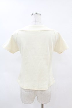 画像2: an another angelus / チェックスカーフ付きカットトップス Free IVORY H-25-04-14-042-CA-TO-NS-ZH