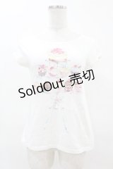 MILK / カップケーキカットソー  白 H-25-04-15-044-ML-TO-KB-ZH