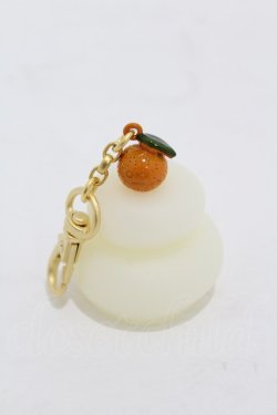 画像2: Q-pot. / 鏡餅オバケちゃんバッグチャーム   H-25-04-15-005-QP-ZA-KB-ZH