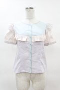 MILK / ラビットパフブラウス  MIXカラー H-25-04-15-045-ML-BL-KB-ZH