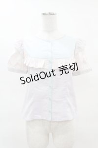 MILK / ラビットパフブラウス  MIXカラー H-25-04-15-045-ML-BL-KB-ZH