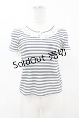 MILK / シトロンTee  ネイビー×ホワイトボーダー H-25-04-15-048-ML-TO-KB-ZH