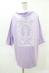 Deorart / ドレープカットソー M ラベンダー H-25-04-15-050-PU-TO-KB-ZH