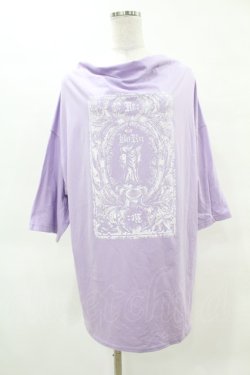 画像1: Deorart / ドレープカットソー M ラベンダー H-25-04-15-050-PU-TO-KB-ZH