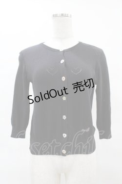 画像1: MILK / パレットカーデ  ブラック H-25-04-15-054-ML-TO-KB-ZH