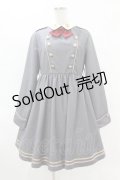 To Alice / ミリタリー風ワンピース M グレー H-25-04-15-1030-LO-OP-NS-ZH