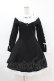 画像1: mellfy memory / Precious memories flare ニットワンピース M BLACK H-25-04-15-1034-0-OP-NS-ZH (1)
