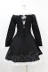 画像2: mellfy memory / Precious memories flare ニットワンピース M BLACK H-25-04-15-1034-0-OP-NS-ZH (2)