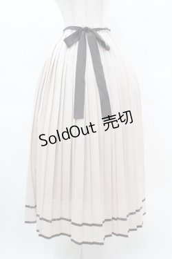 画像1: an another angelus / 裾ライン変形プリーツスカート Free PINK BEIGE H-25-04-15-1035-CA-SK-NS-ZH