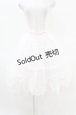 画像1: mellfy memory / Tulle drape & ribbon スカート M PINK H-25-04-15-1038-0-SK-NS-ZH