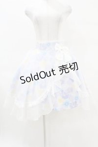mellfy memory / Happiness Floraスカート S BLUE H-25-04-15-1039-0-SK-NS-ZH
