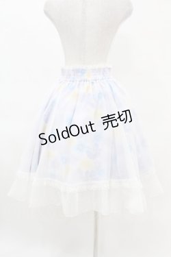 画像2: mellfy memory / Happiness Floraスカート S BLUE H-25-04-15-1039-0-SK-NS-ZH