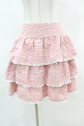 mellfy memory / Fancy Heart tweedスカート M PINK H-25-04-15-1045-0-SK-NS-ZH