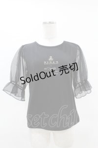 m petit by misako / NINA'Sコラボプルオーバー M ブラック H-25-04-15-1048-LO-TO-NS-ZH