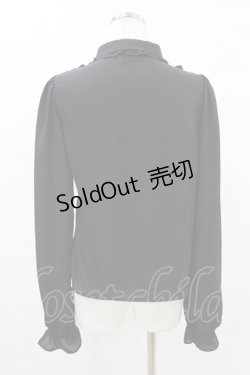 画像2: Ank Rouge / フリルヨークブラウス M ブラック H-25-04-15-1049-CA-BL-NS-ZH