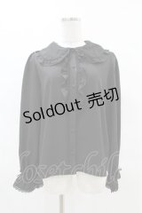 m petit by misako / AM マルエリフリルブラウス M ブラック H-25-04-15-1050-LO-BL-NS-ZH