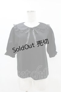 m petit by misako / NINA’Sコラボプルオーバー M ブラック H-25-04-15-1051-LO-TO-NS-ZH