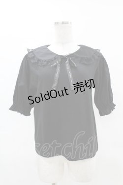 画像1: m petit by misako / NINA’Sコラボプルオーバー M ブラック H-25-04-15-1051-LO-TO-NS-ZH