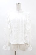 mellfy memory / Love classy Ribbonブラウス M WHITE H-25-04-15-1052-0-BL-NS-ZH