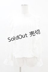 mellfy memory / Love classy Ribbonブラウス M WHITE H-25-04-15-1052-0-BL-NS-ZH
