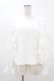 画像1: mellfy memory / Love classy Ribbonブラウス M WHITE H-25-04-15-1052-0-BL-NS-ZH (1)