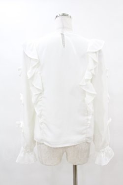 画像2: mellfy memory / Love classy Ribbonブラウス M WHITE H-25-04-15-1052-0-BL-NS-ZH