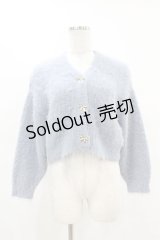 Fi.n.t / リボン釦フェザーニットカーディガン Free L/BLUE H-25-04-15-1059-CA-TO-NS-ZH