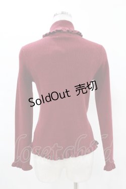 画像2: m petit by misako / サンリオキャラクターズコラボ ハローキティ ニットプルオーバー S ワイン H-25-04-15-1060-LO-TO-NS-ZH