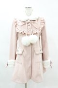 Ank Rouge / Re Twinkle ヨークフリルコート M ピンク H-25-04-15-1063-CA-CO-NS-C042