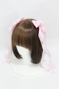 LOTUS ribbon / いちごツインリボンバレッタ  ピンク H-25-04-15-1010-EL-AC-NS-ZH
