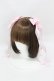 画像1: LOTUS ribbon / いちごツインリボンバレッタ  ピンク H-25-04-15-1010-EL-AC-NS-ZH (1)