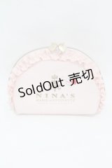 m petit by misako / NINA'Sコラボラウンドポーチ  ピンク H-25-04-15-1012-LO-ZA-NS-ZH